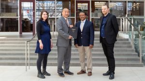 Dr. Peter Archer Visits Queens College Libraries 
