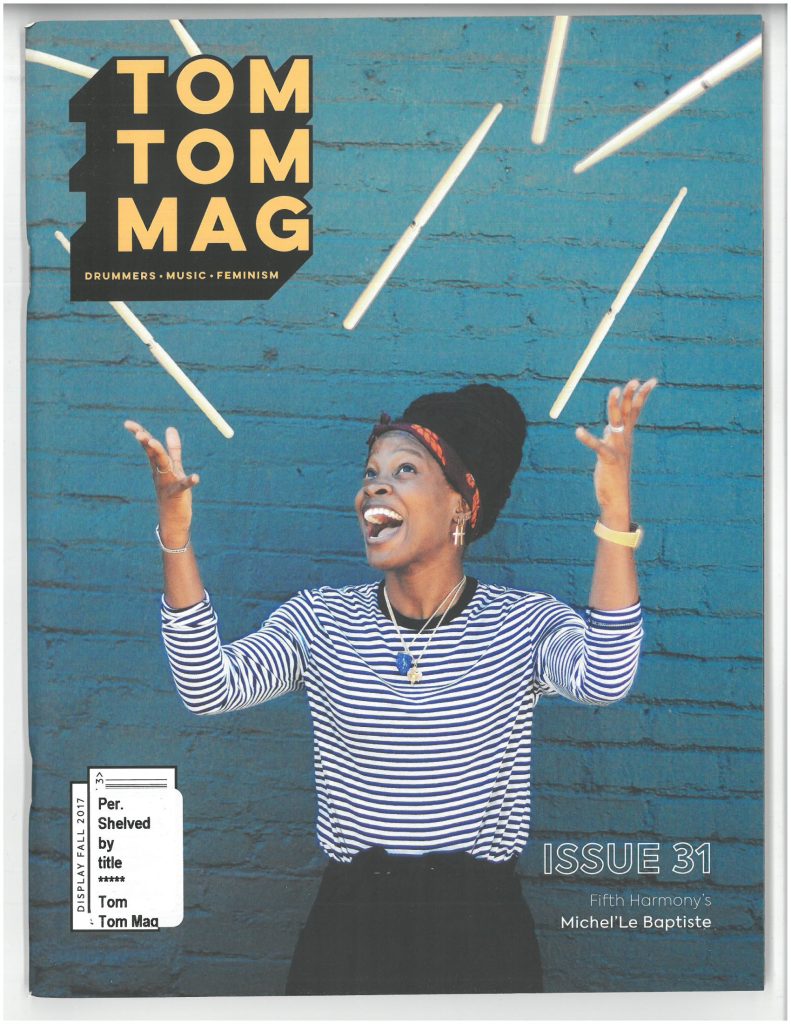Tom Tom Magazine Issue 31: OUTLAW
Cover image of Michel'Le Baptiste of Fifth Harmony tossing drumsticks in the air