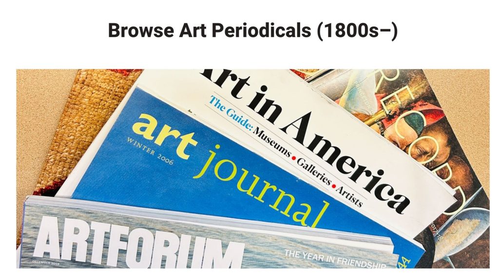 Art Periodicals